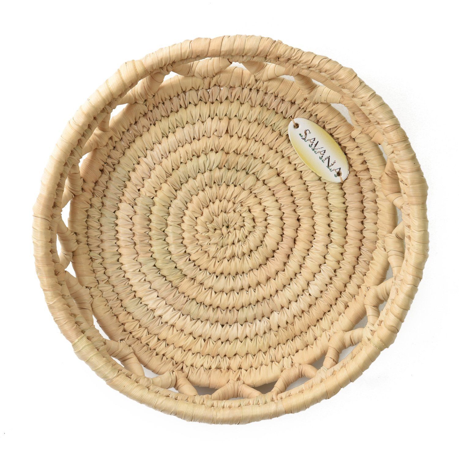 Salvia Hasır Duvar Tabağı Küçük Boy_ 20 cm