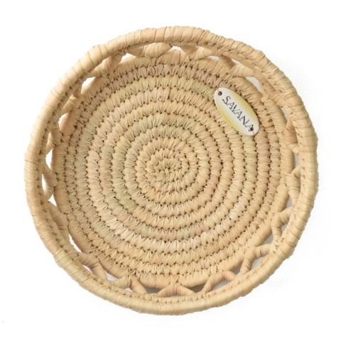 Salvia Hasır Duvar Tabağı Seti_ 3 lü Duvar set (20-25-30 cm)