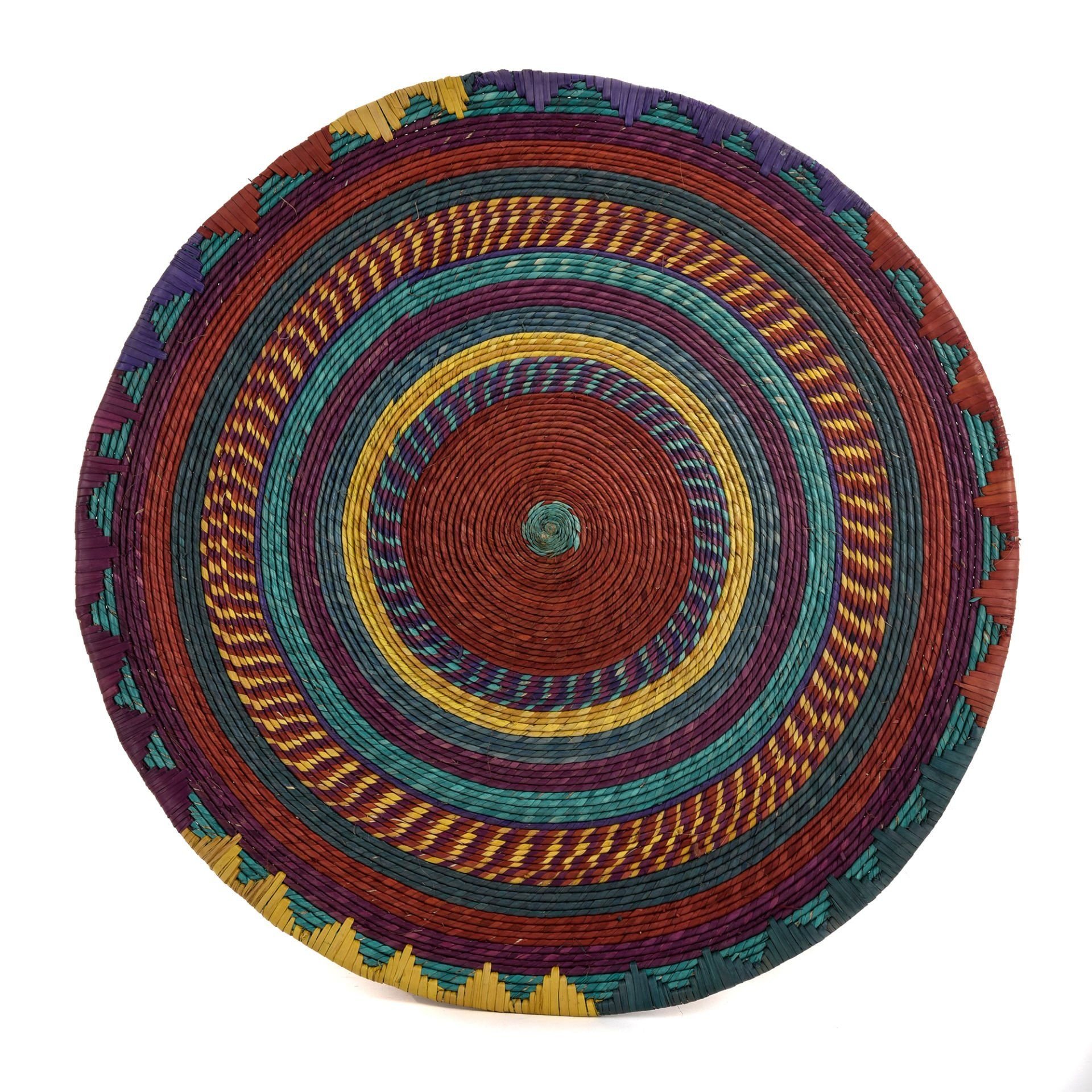 Nemesıa Hasır Duvar Tabağı_ 70 cm