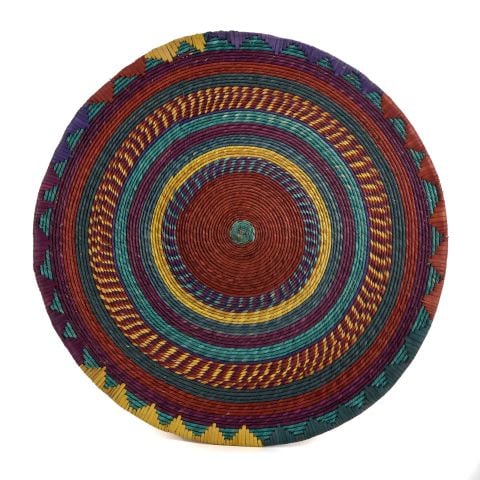 Nemesıa Hasır Duvar Tabağı_ 70 cm