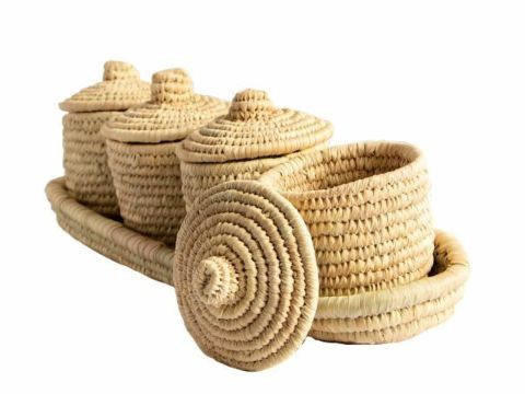 Robinia Hasır Kutu 4'lü set