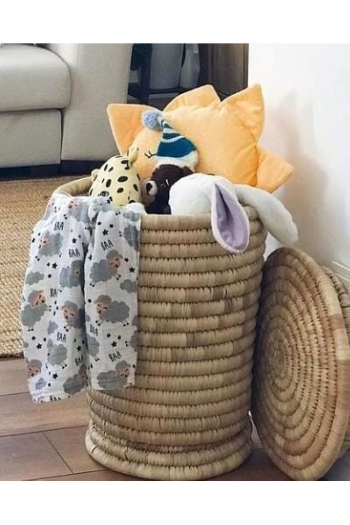 JULİET HASIR SEPET 40X40 CM