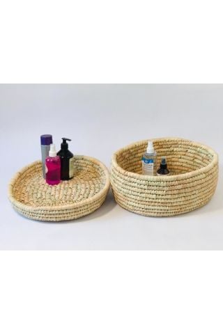 VİSCUM HASIR KUTU,BANYO DÜZENLEYİCİ (40X30X20 CM)