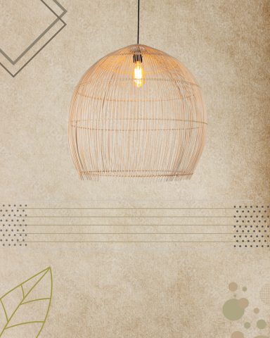 BALON RATTAN AVİZE