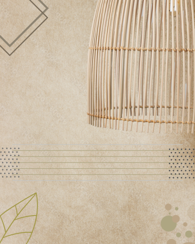 RATTAN THALİA DÜZ  AVİZE