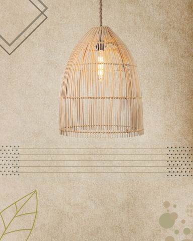 RATTAN THALİA DÜZ  AVİZE