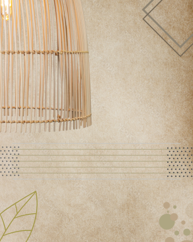 RATTAN THALİA DÜZ  AVİZE